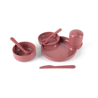 dantoy TINY BIO gavesett med servise for barn, bordeaux dantoy TINY BIO gavesett med servise for barn, bordeaux