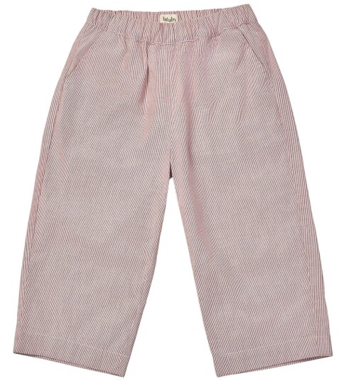 Lalaby Bukser   Frankie   Berry Stripe   Lalaby   6 år 116   Bukser   bomull Hvit Rød