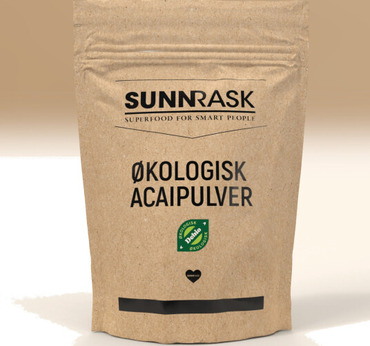 SunnRask Økologisk Acaipulver 100g