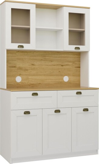 Kaffestasjon Hanah Home Vionna (120 x 191,8 x 44 cm) Hvit - Hvit