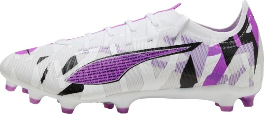 PUMA Ultra 5 Match Forever FG/AG Fotballsko Hvit/Lilla 46,5