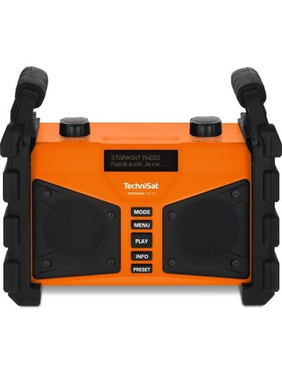 TechniSat Bærbar DAB-radio DIGITRADIO 230 Oransje - DAB/DAB+/FM - Oransje