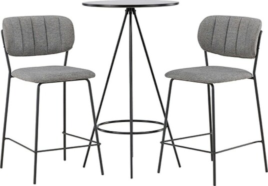 Venture Home Spisegruppe Venture Home Bistro Ø60 cm med 2 stk Bell Stoler GR23686