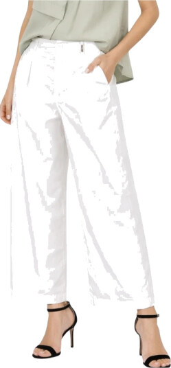 High Dame Bukser Hvit XL,