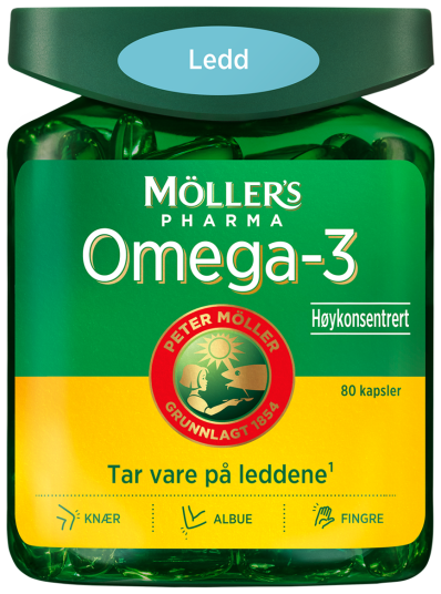Møllers Omega-3 ledd 80 kapsler Møllers Omega-3 ledd 80 kapsler