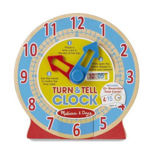 Melissa &  Doug Klokke Lær Deg Klokken