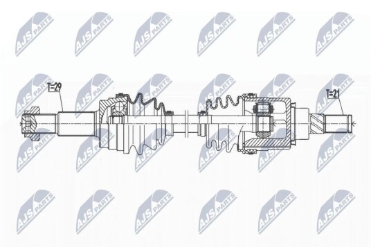 Nty Drivaksel NTY NPW NS 106