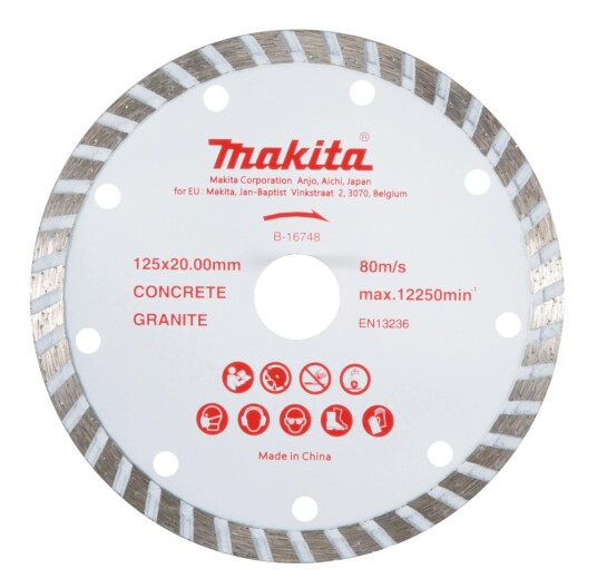 Makita Diamantskive 125mm til Betong og Granitt, B-16748