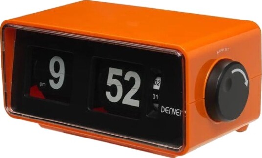 Denver CR-425 Klokkeradio med FM Radio Oransje