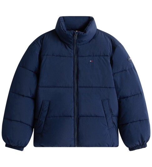 Tommy Hilfiger Flag Puffer Jacket Navy 164 Tommy Hilfiger Flag Puffer Jacket Navy 164