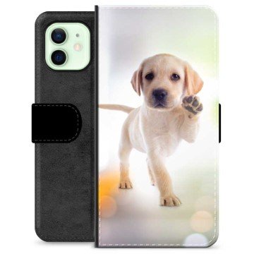 iPhone 12 Premium Lommebok-deksel Hund