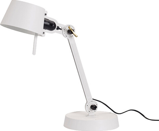 Tonone Bolt Bordlampe Kort Én Arm Pur Hvit