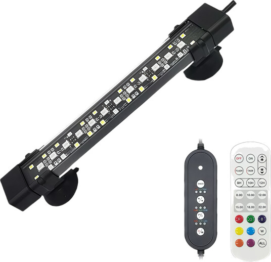 Ledlife 20 cm Akvarie Armatur 8W Led Rgb+Nw Ip68