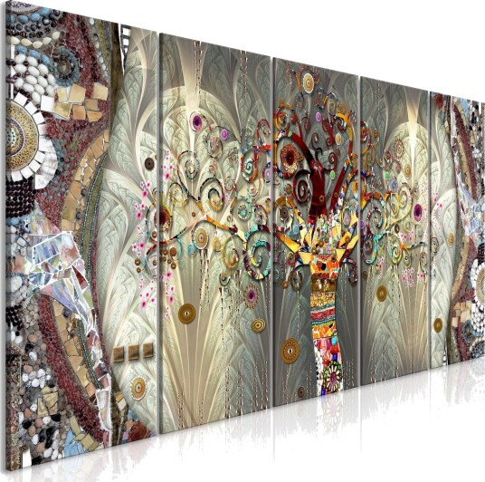 Bilde Tree Of Life 5 Parts Narrow 225x90 Artgeist sp. z o. o.