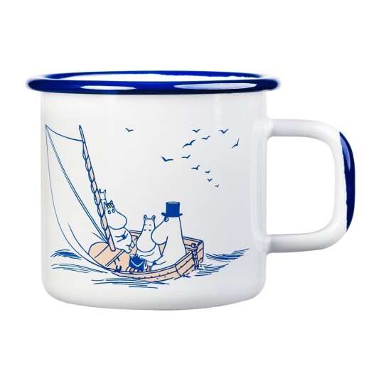Muurla Moomin emaljekopp 37 cl Sailors