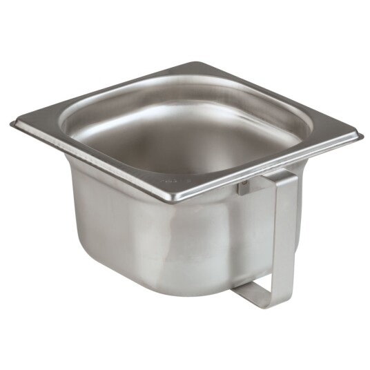 PULSIVA Kantine Torno GN 1/6, med håndtak; Størrelse GN 1/6, 17.6x16.2x10 cm (LxBxD); Sølvfarge; 2 Stykk / Forpakning