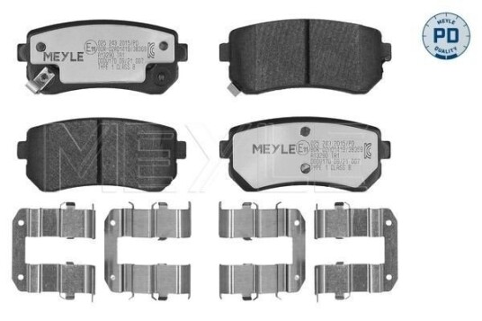 Bremseklosser MEYLE 025 243 2015/PD