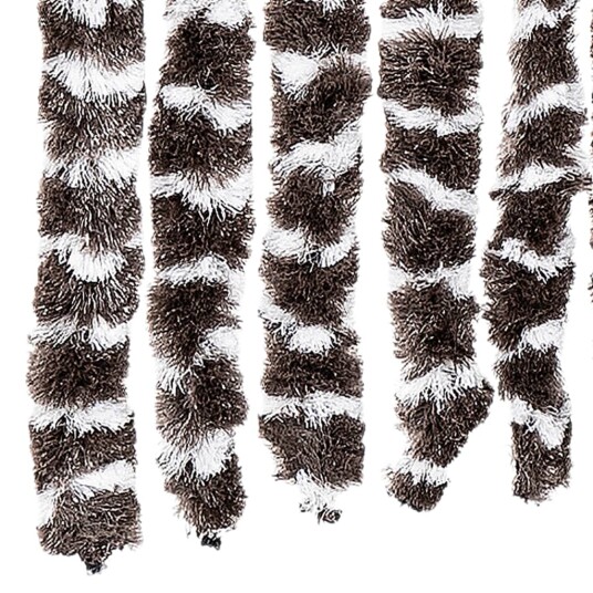 Vidaxl Insektgardin Brun Og Hvit 90x220 Cm Chenille