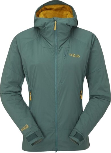 Rab  Vr Summit Jacket Wmns Dame, Gns Green Slate, 16