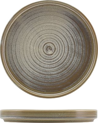 Terra Porcelain Matt Grå Lav Presentasjonstallerken 18 Cm Terra Porcelain Matt Grå Lav Presentasjonstallerken 18 Cm