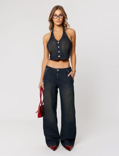 ABRAND 99 Low Baggy Pinstripe Pinstripe Multi/patterned 22