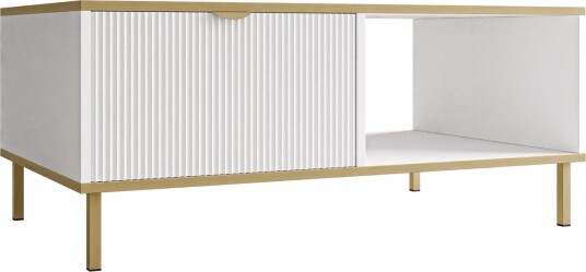 Salmor Sofabord 100 cm - Hvit