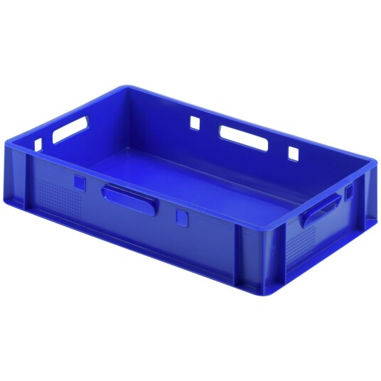 Ringoplast Stablebar boks Euro solid; 25.1l 60x40x12 cm LxBxH; Blå