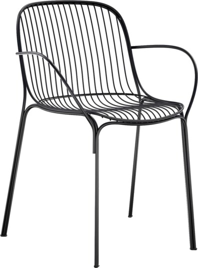 Kartell Hiray Spisestol med Armlener Sort