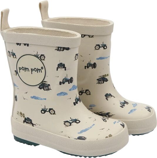 Pom Pom Pmbliss Gumboots Aop   FOG TRACTOR AOP   24