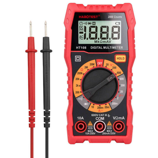 Habotest HT108L Digitalt Multimeter (AC/DC) Habotest HT108L Digitalt Multimeter (AC/DC)