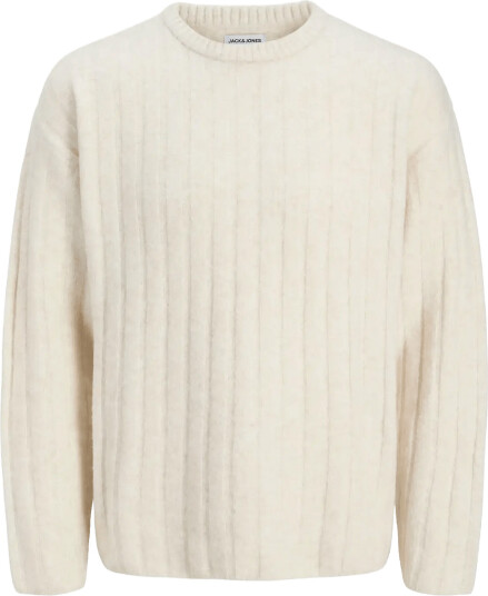 Jack & Jones Jjebradley Carter Knit Crew Neck Cream XS