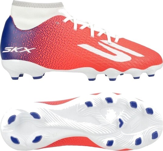 Skechers SKX_2 Høy FG Sunset Hvit/rød/Blå Barn Gress (FG) størrelse 33 Skechers SKX_2 Høy FG Sunset Hvit/rød/Blå Barn Gress (FG) størrelse 33