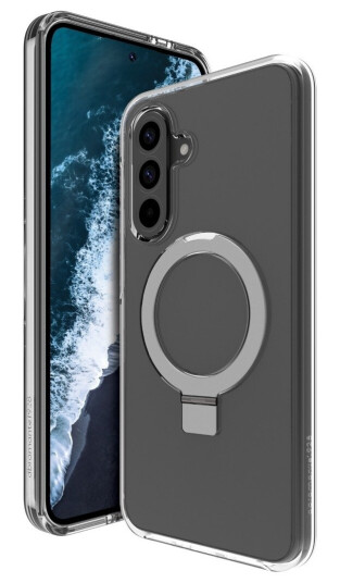 Dbramante Iceland Pro Mobildeksel for Samsung Galaxy A56 med MagSafe og Stativ, Gjennomsiktig