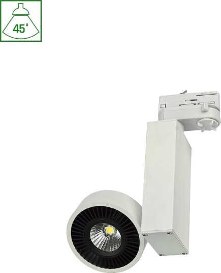 MADARA COB LED 230V 10W IP20 45° Varm Hvit Skinne Lys Kulør : Varm
