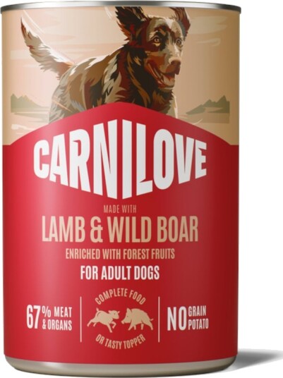 Carnilove Dog Paté Våtfôr Lam & Villsvin 6x400g