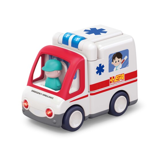 Kinder and Kids Ambulance with lights, music & movement K10106