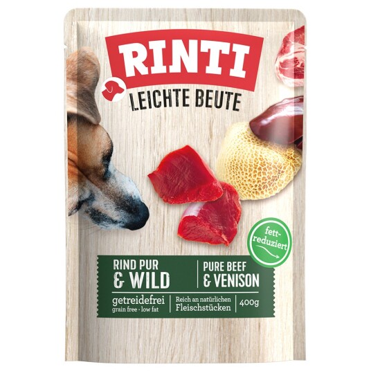 Rinti Light Prey 10 X 400 G Rent Storfekjøtt Og Vilt