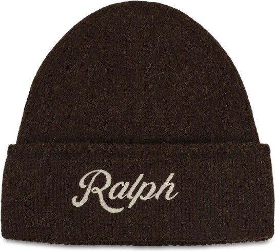 Polo Ralph Lauren The Ralph Logo Wool Alpaca Beanie COOPER BROWN One Size