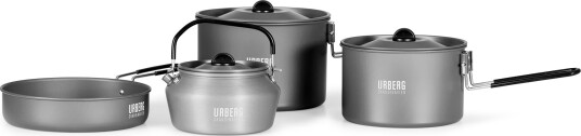 Urberg Rogen Cookset 4p Grey Urberg Rogen Cookset 4p Grey