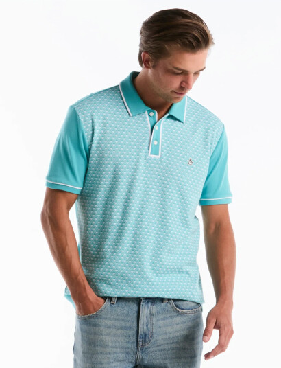 Original Penguin Diamond Jqrd Frnt In White L