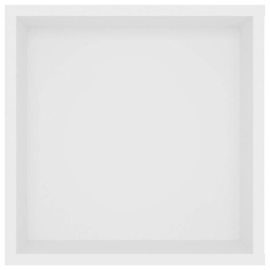 vidaXL Vegghengt TV-benk hvit 102x35x35 cm sponplate