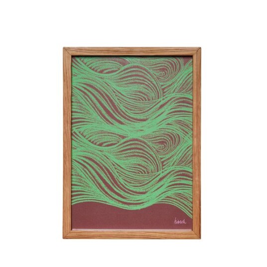 Hübsch Hello Bilderamme 21x30 cm Natur