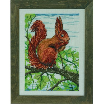 Permin broderisett Ekorn 31x41cm