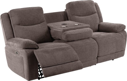 Drevia reclinersofa 3 seter elektrisk Muldvarpfarget