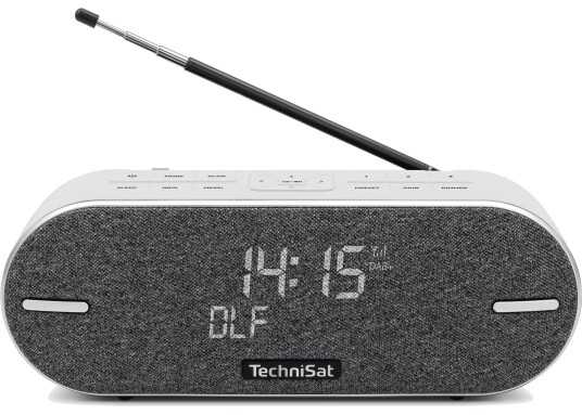 Technisat DigitRadio BT 2 DAB+ radio med Bluetooth (FM/AUX/3,5mm) Lysegrå
