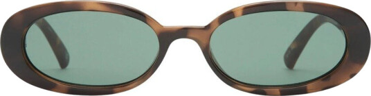 Le Specs Outta Love Volcanic Tort With Green Mono Lens