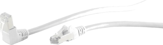 S/Conn Patchkabel Vinklet S/Ftp Dobbel Skjerming Vinkel–Rett Cat. 6 Hvit 15 M 1660864086