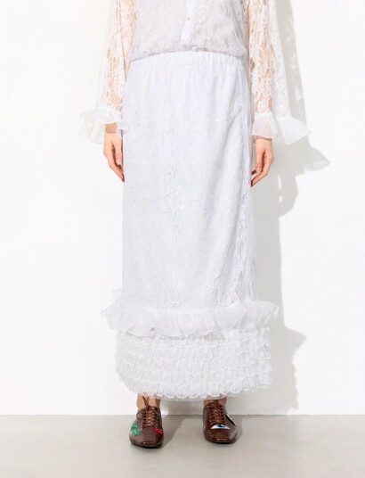 Hunkøn Rosanne Skirt White XXL