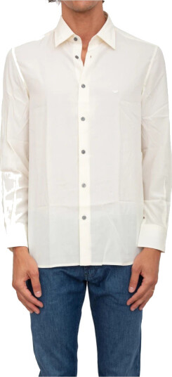Emporio Armani Herre Skjorter Hvit M,