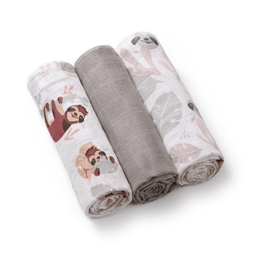 Babyono Muslin Kluter 3 stk 70x70cm Dovendyr Babyono Muslin Kluter 3 stk 70x70cm Dovendyr
